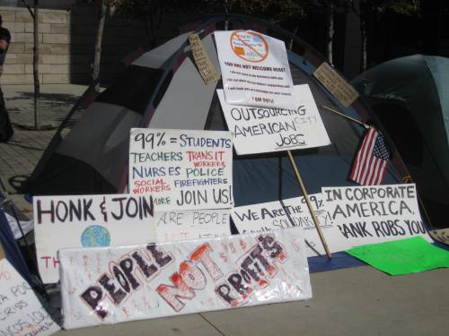 Occupation Tent